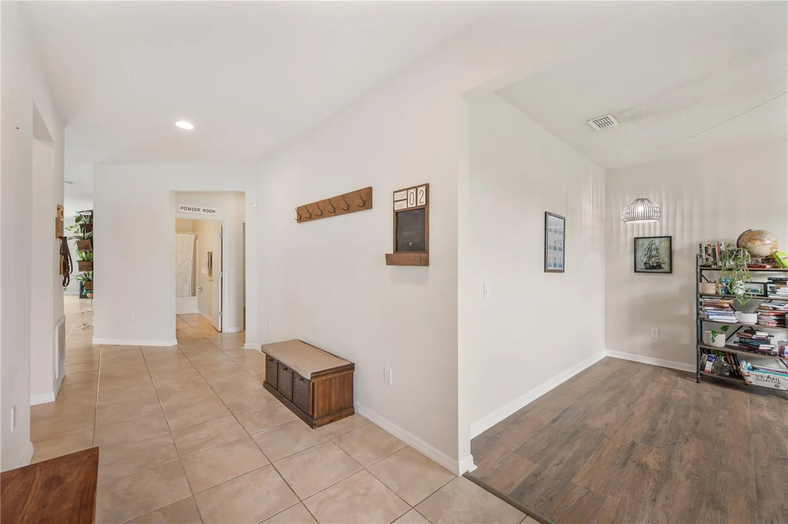 Entryway view into Den