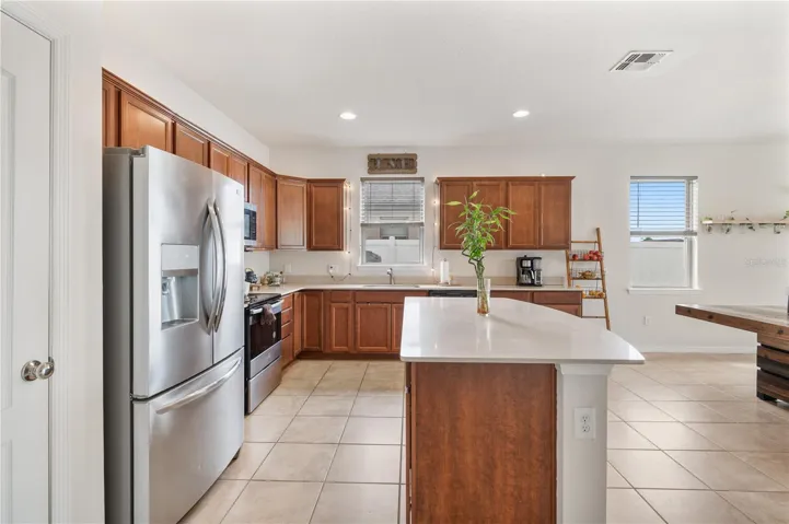 Kitchen / Birch Cabinetry &amp; Quartz Countertops