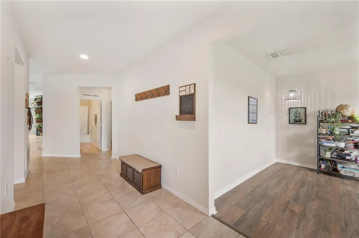 Entryway view into Den