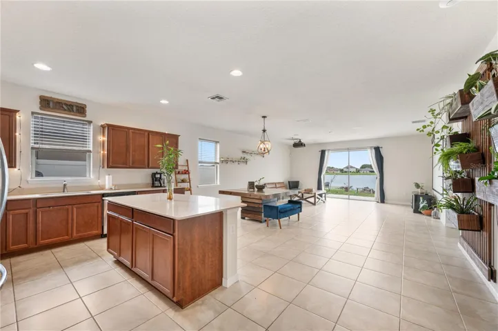 Open Floor Plan / Kitchen / Dining Room / Living Room