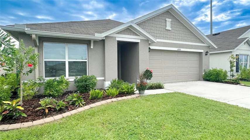 Front of House with upgraded crubing
