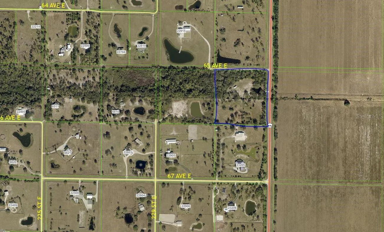 Property in blue line  access on 65th and 675