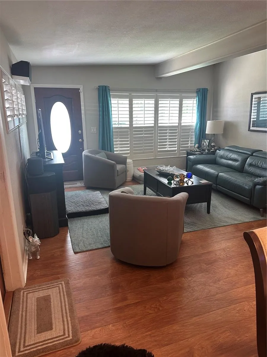 Living room from dining