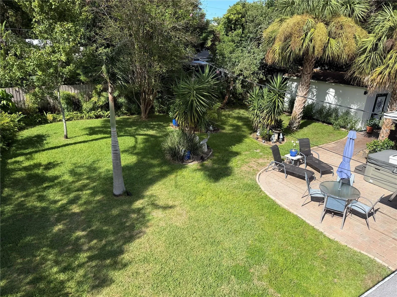 Back yard view