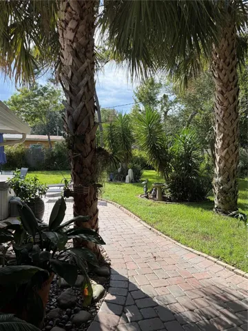 Back yard walkway