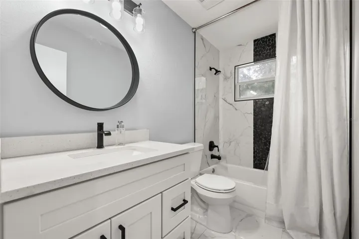 Upstairs guest bathroom