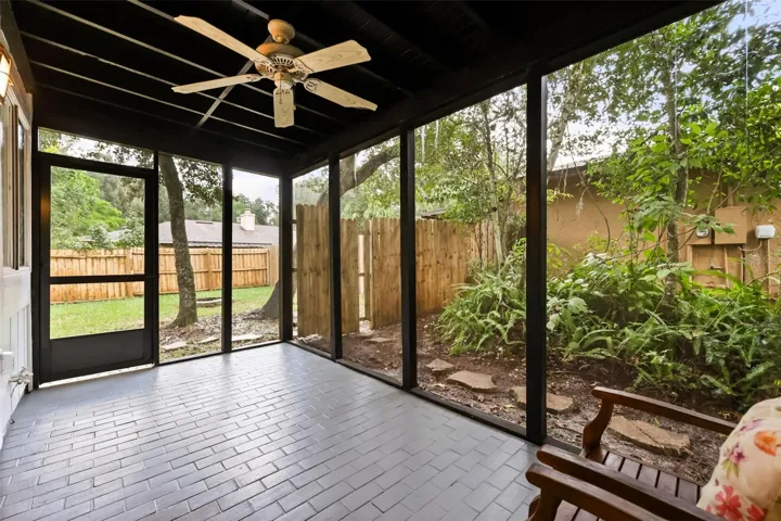 Porch off the kitchen