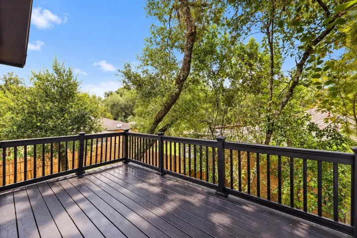 Balcony off the master bedroom