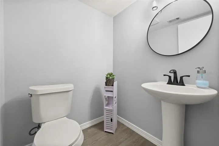 Downstairs half bathroom