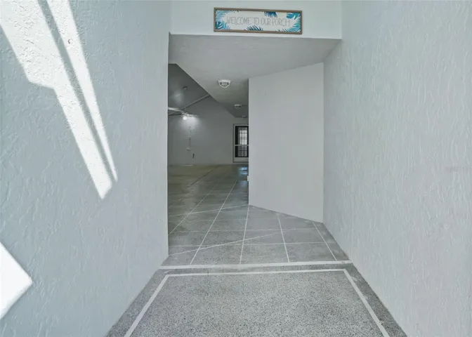Painted Concrete Walkway
