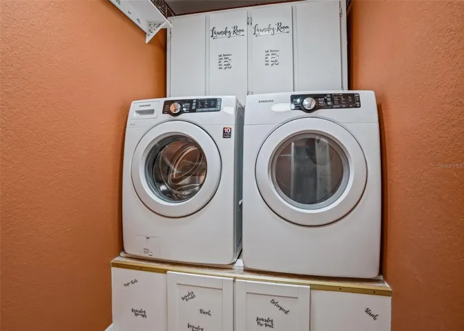 Inside Laundry room