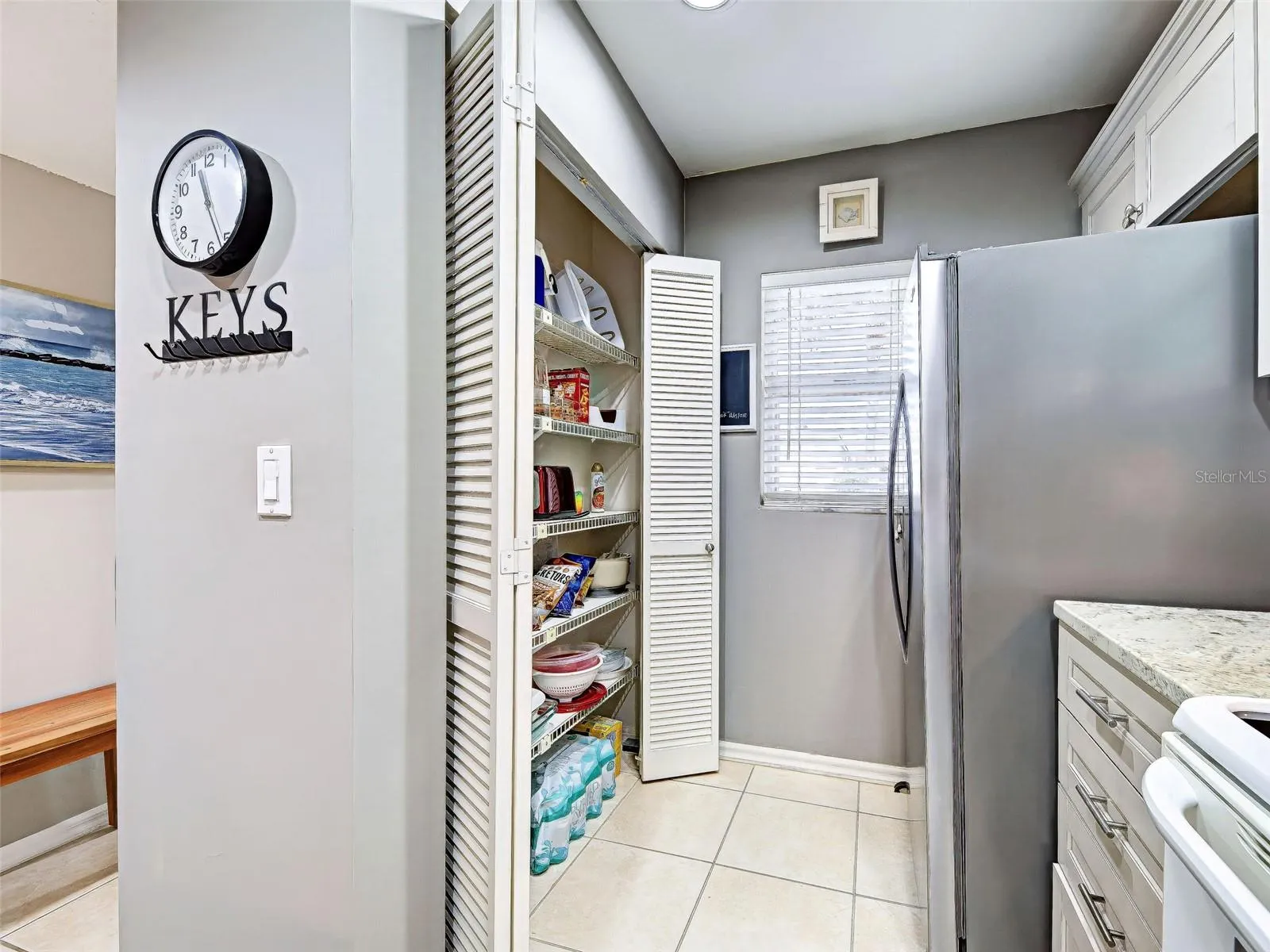 Plenty of storage with this large pantry!