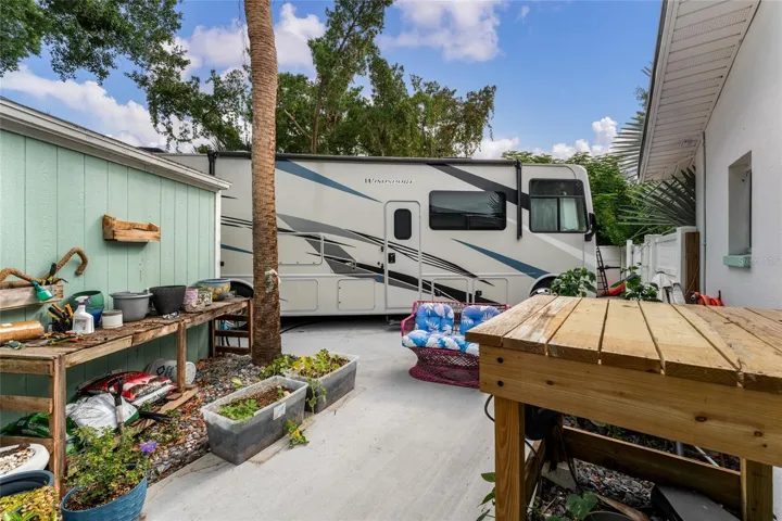 RV Parking w/ Gate for Entry