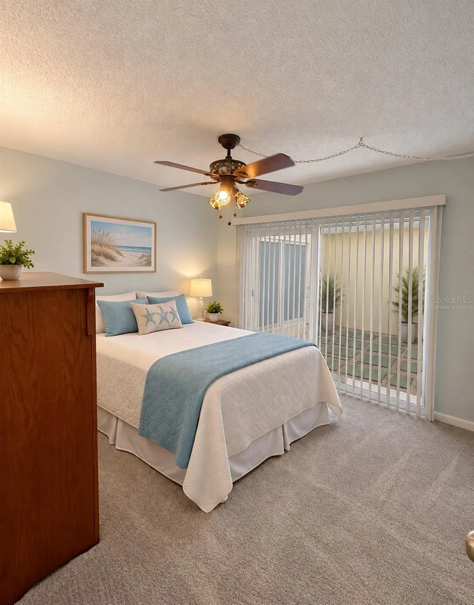 Virtually Staged Guest Bedroom