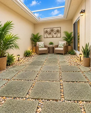 Virtually Staged Atrium