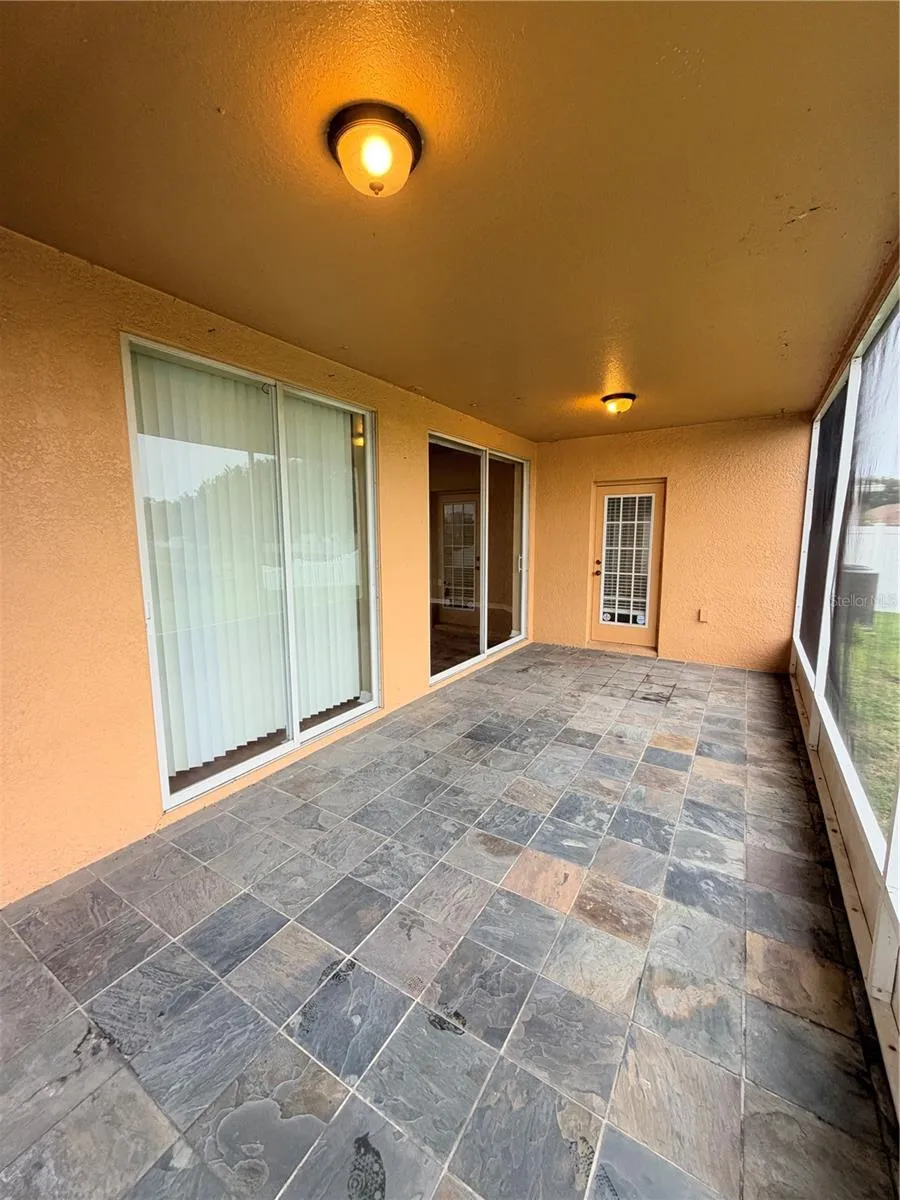 Screened-In Back Patio