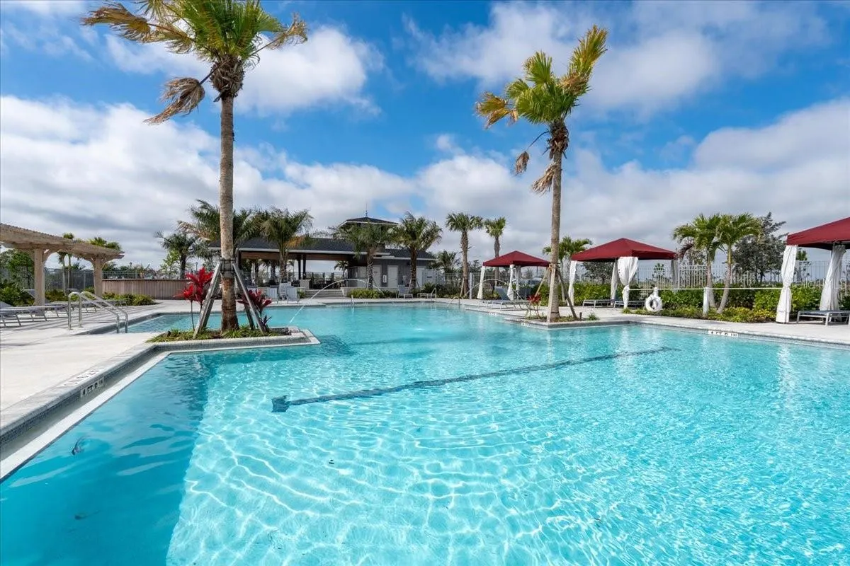 Heated community pool