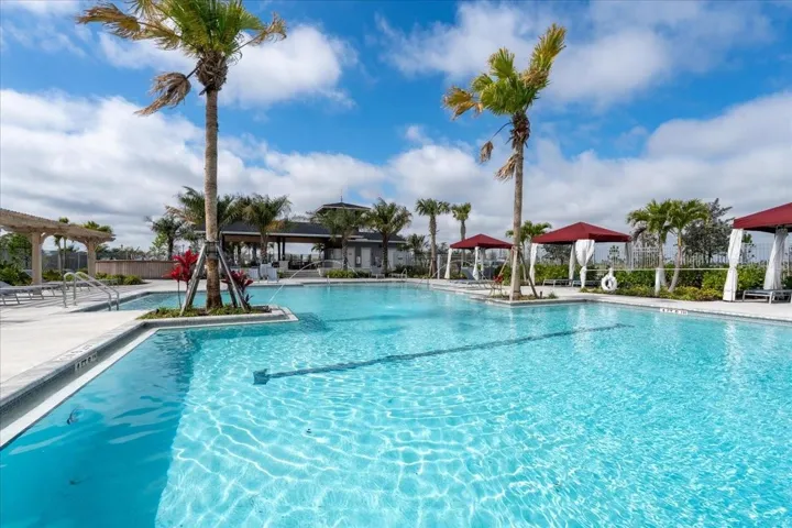 Heated community pool