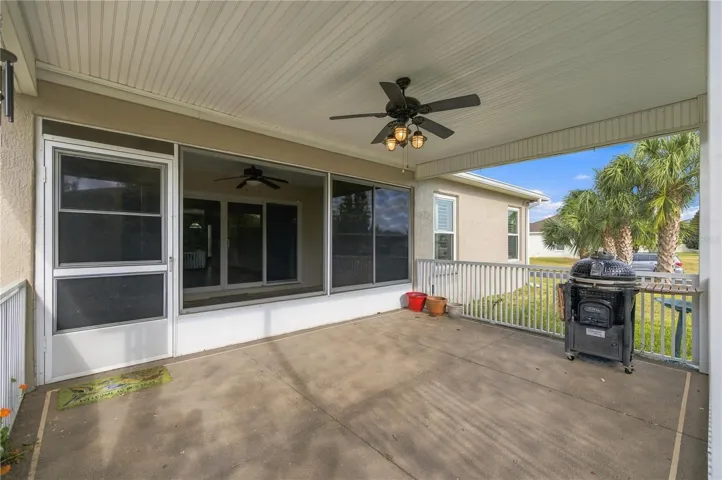 Covered patio