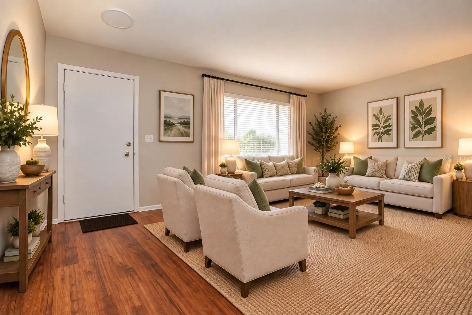 Staged Living Room