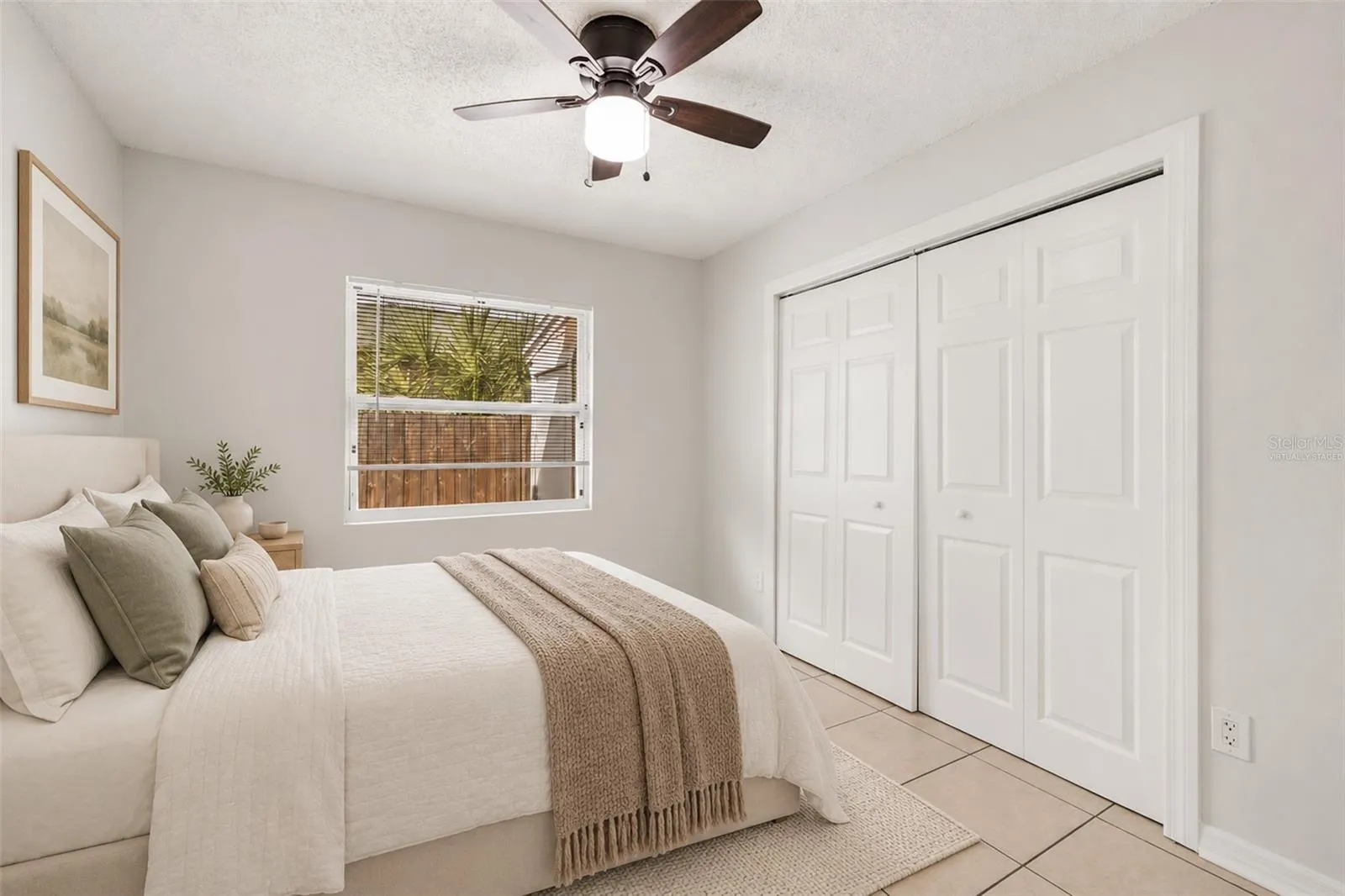 Unit A - Virtually Staged Bedroom 1