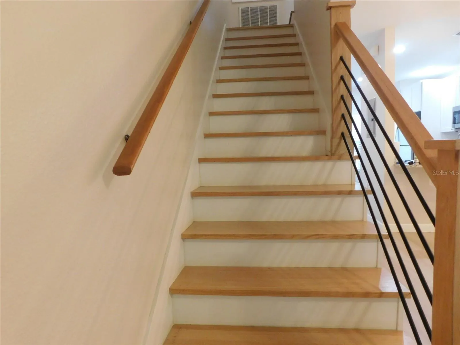 Remodeled wood stairs