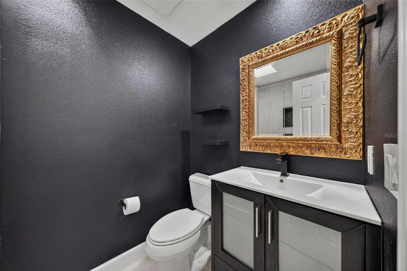 Hall bath - totally remodeled with shower