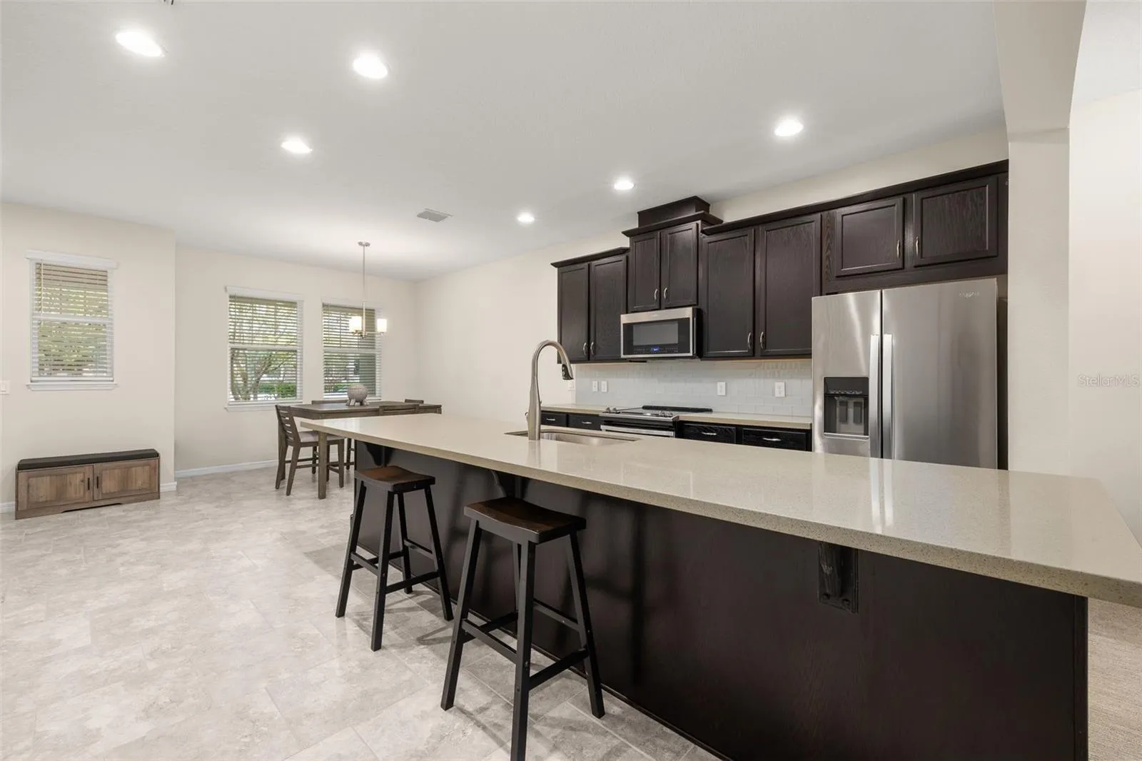 Massive kitchen island