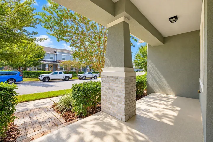 Large covered front porch
