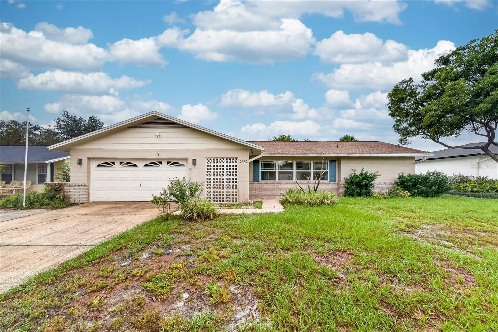 4 bedroom, 3 full bathroom pool home
