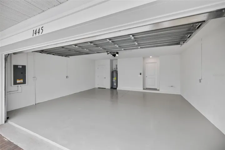 attached 2 car garage