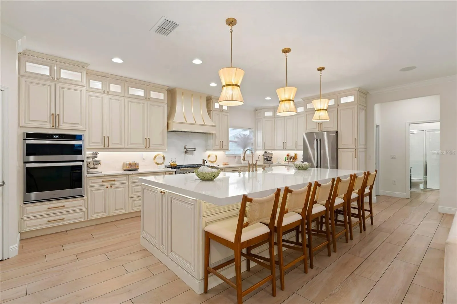Gourmet Kitchen with Custom Cabinets
