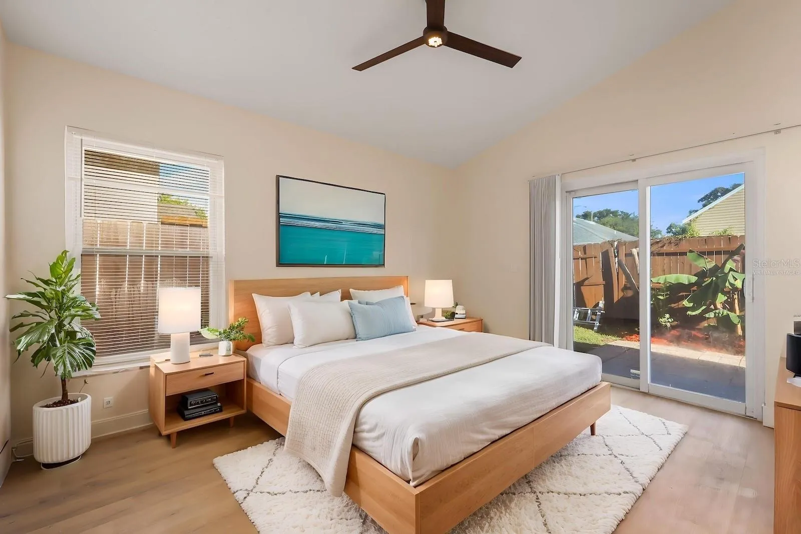 Virtually staged / Primary Bedroom