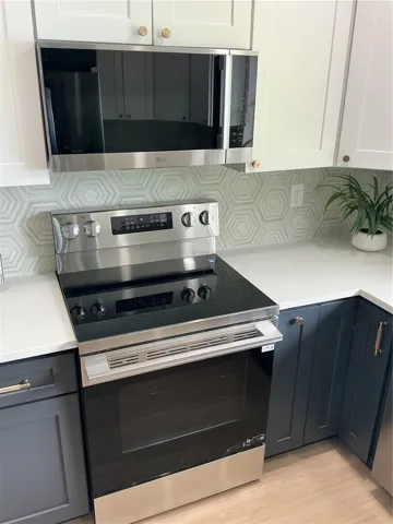 Brand new stainless appliances