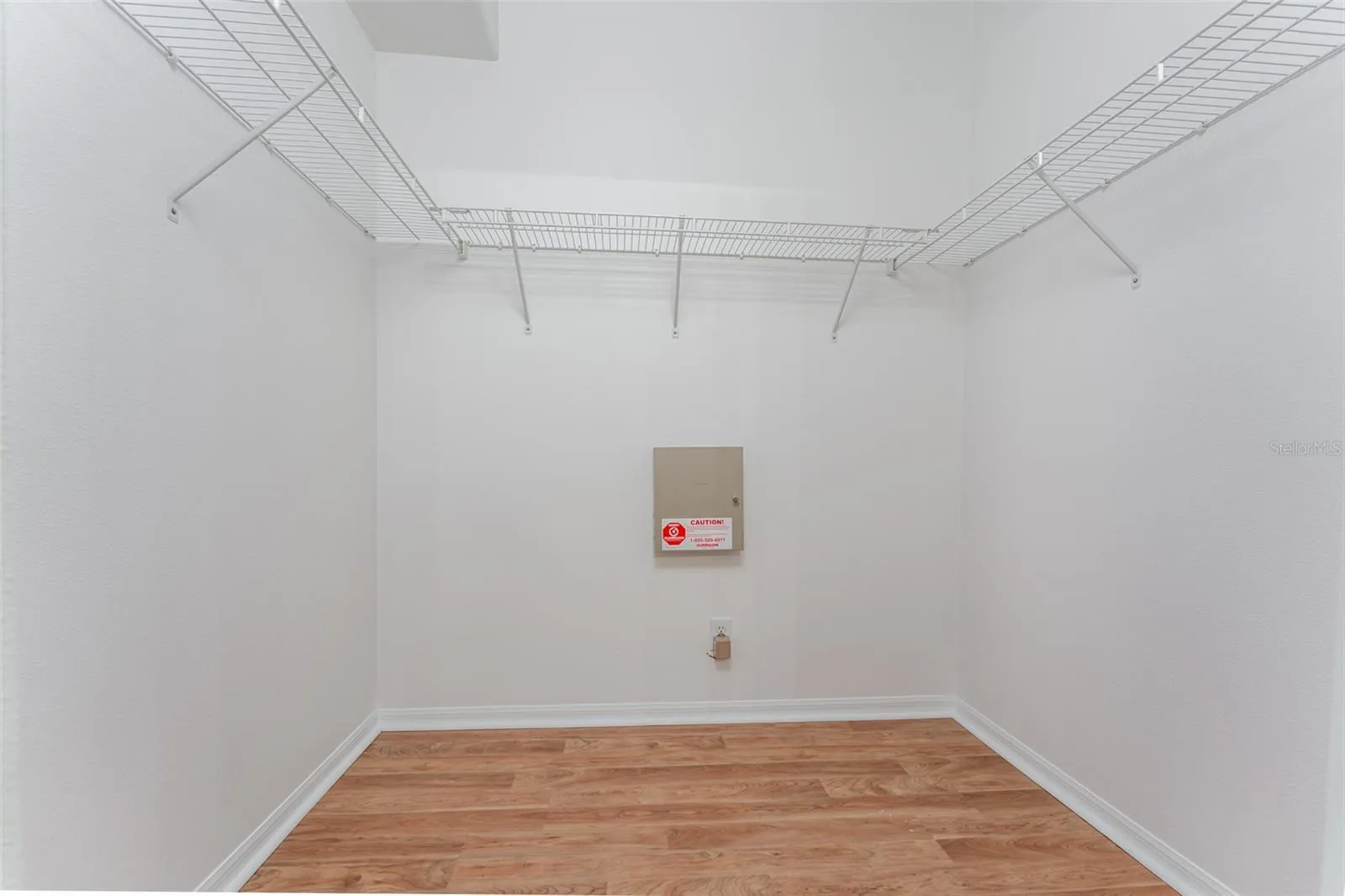 HUGE walk-in closet in primary
