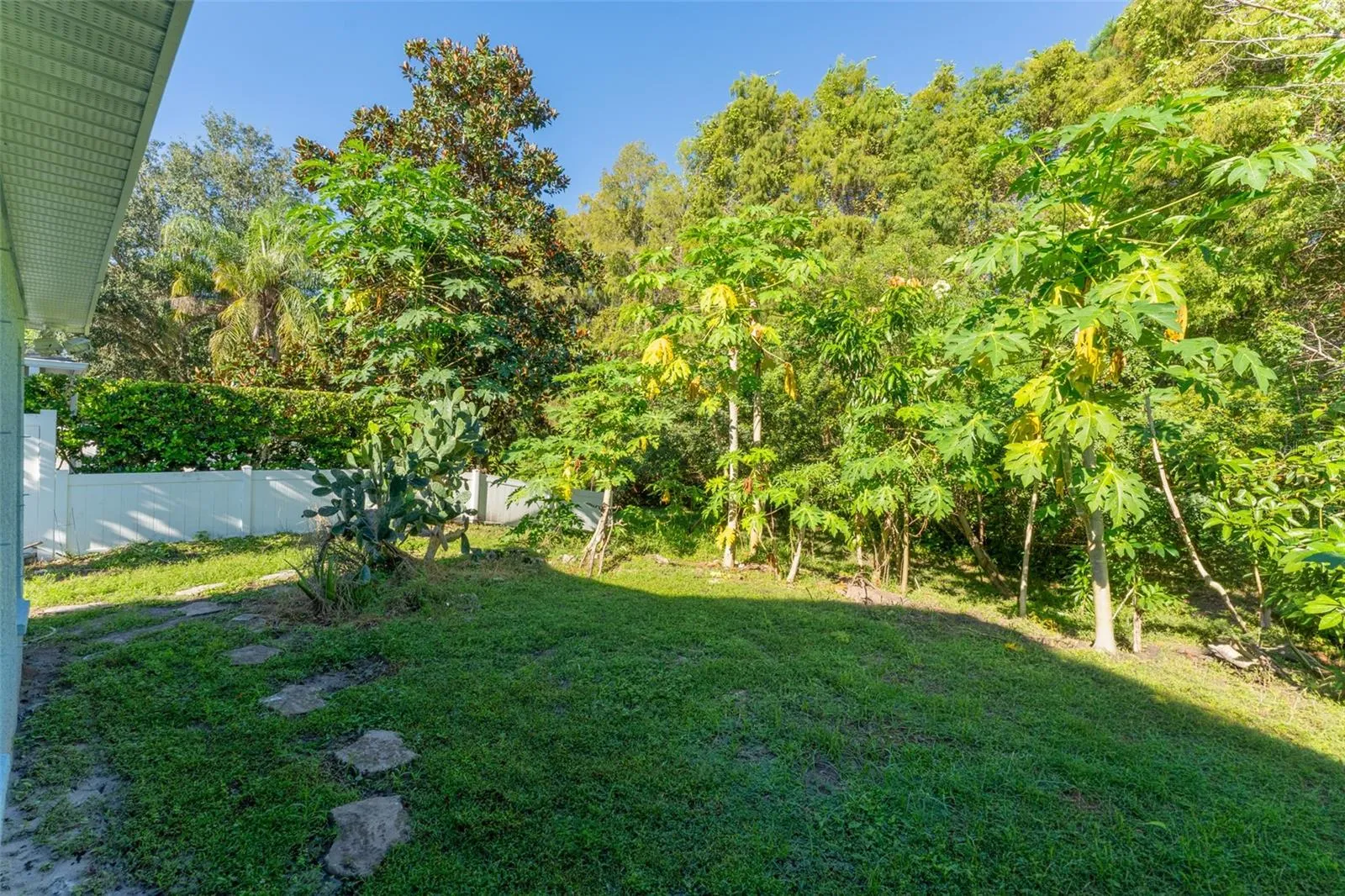 backing up to conservation lot