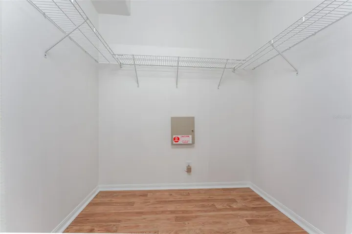 HUGE walk-in closet in primary