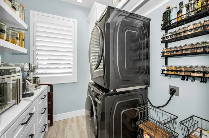 Laundry and Pantry room is just off the kitchen