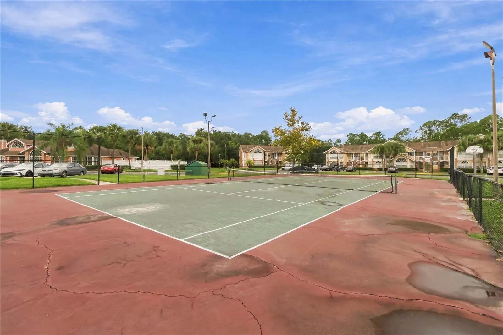 Community tennis courts