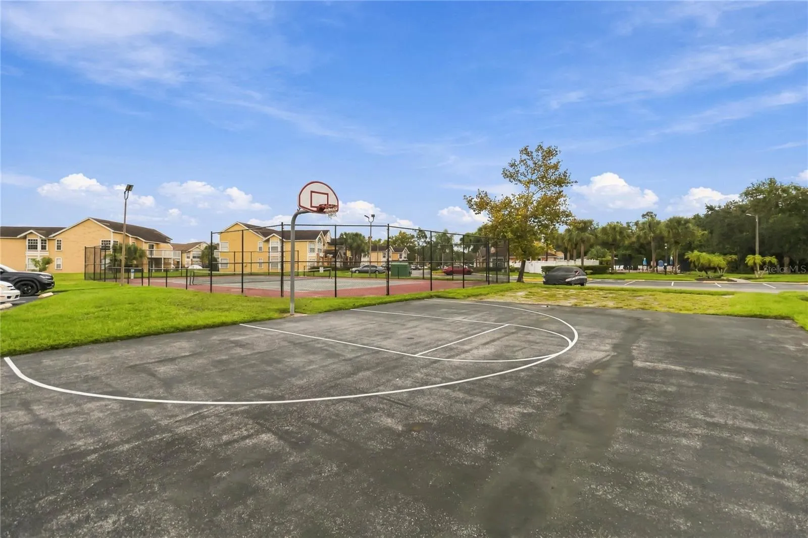community basketball court