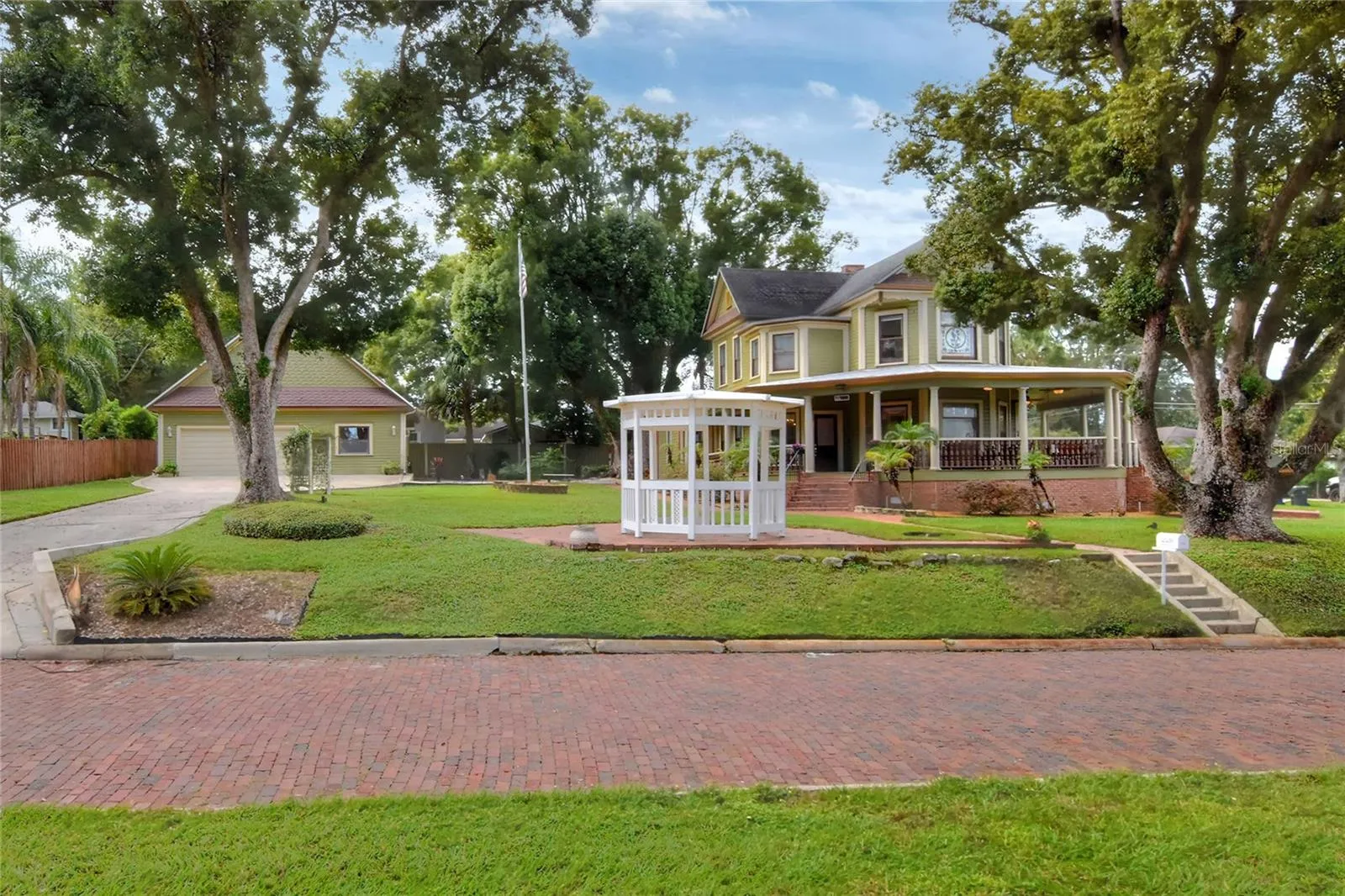 .46 acres with a detached garage