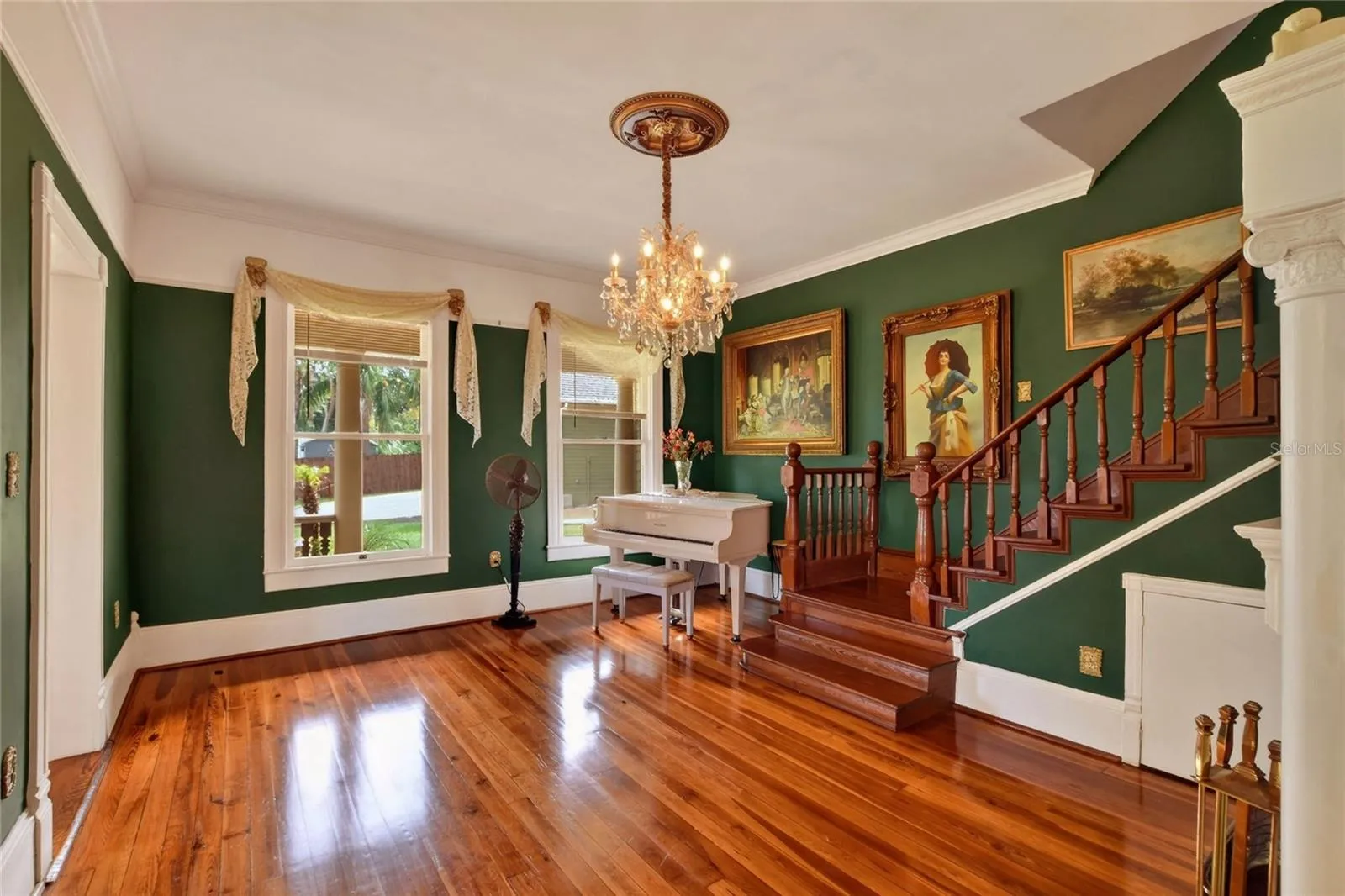 Staircase to second floor