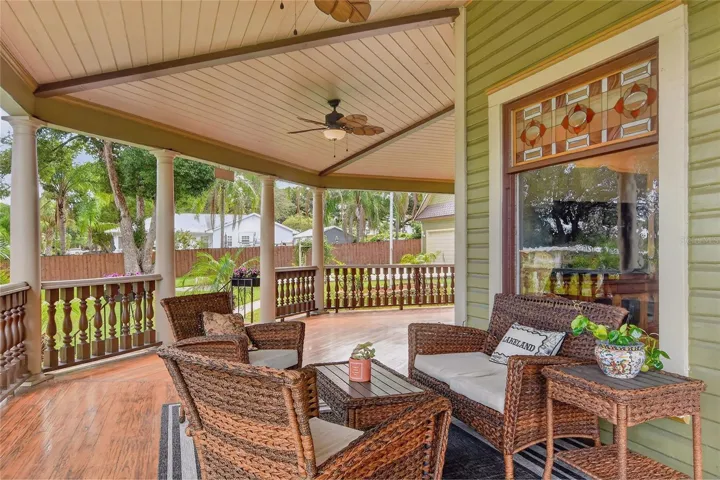 Wrap around porch