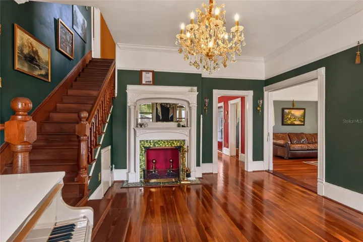 Staircase to second floor