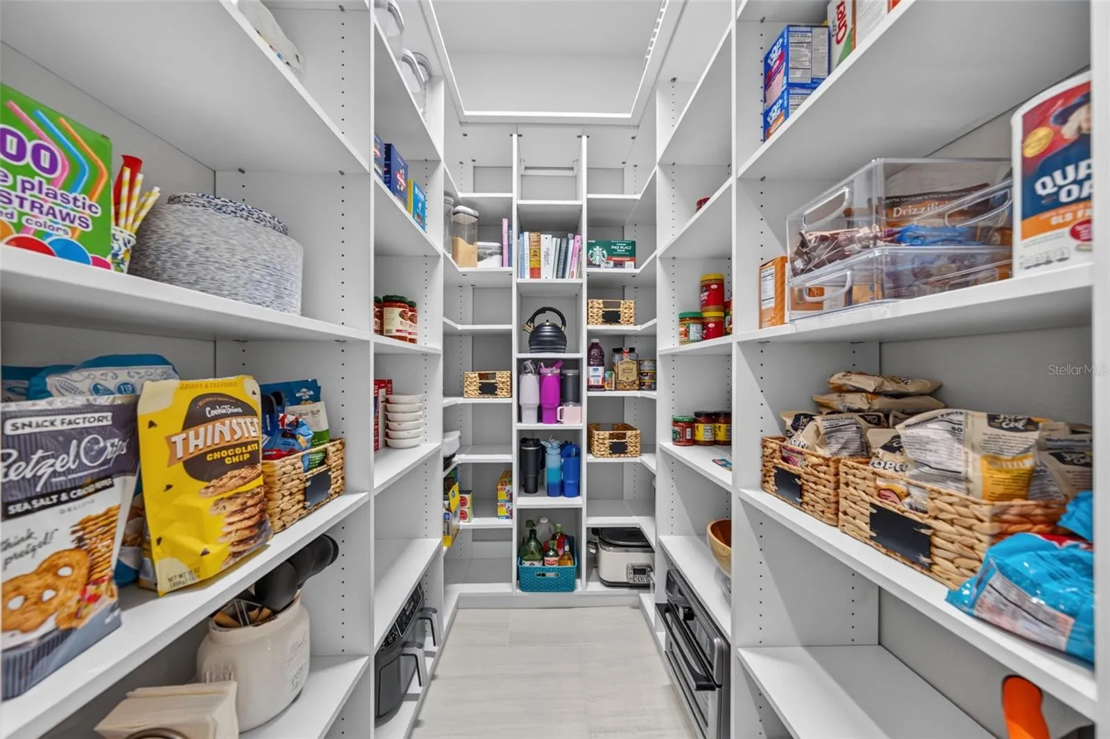 Spacious Custom Built-in Pantry