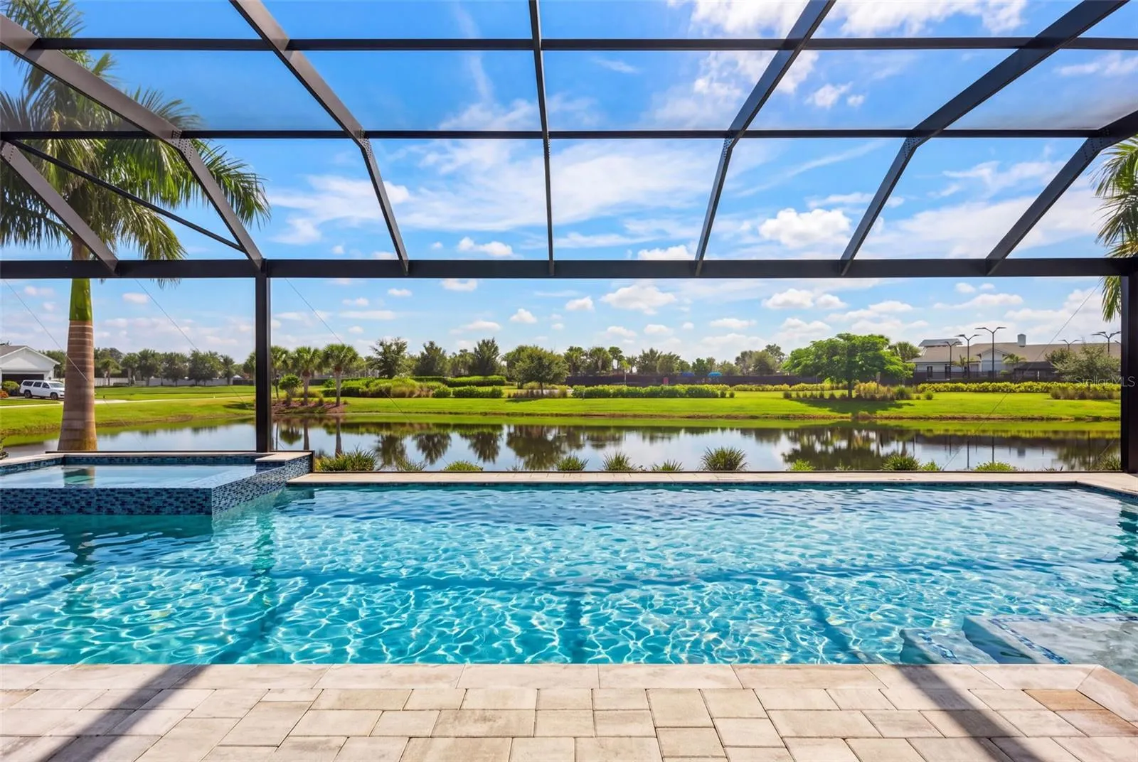 Pool with Water Views