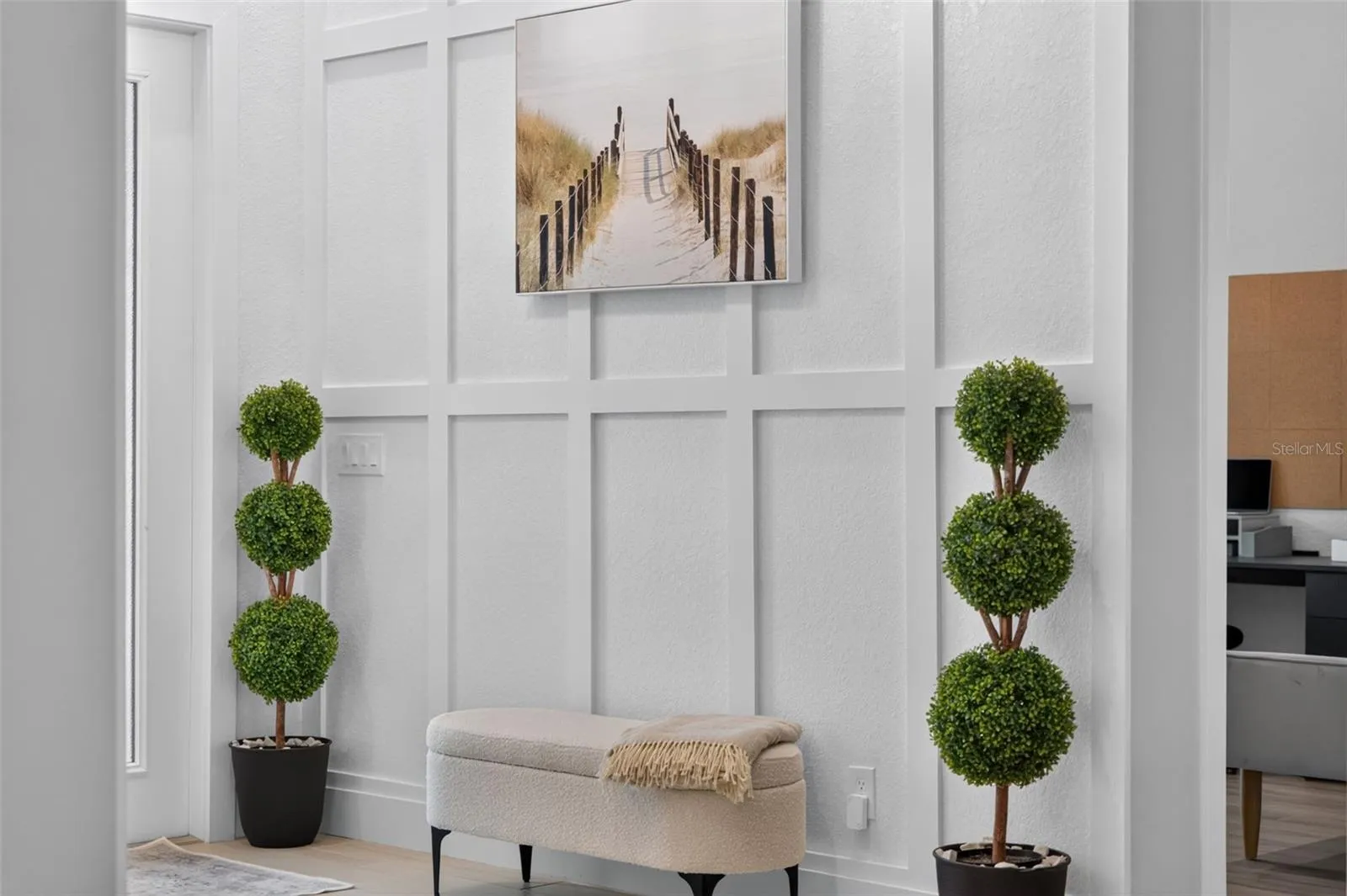 Custom Foyer Woodwork