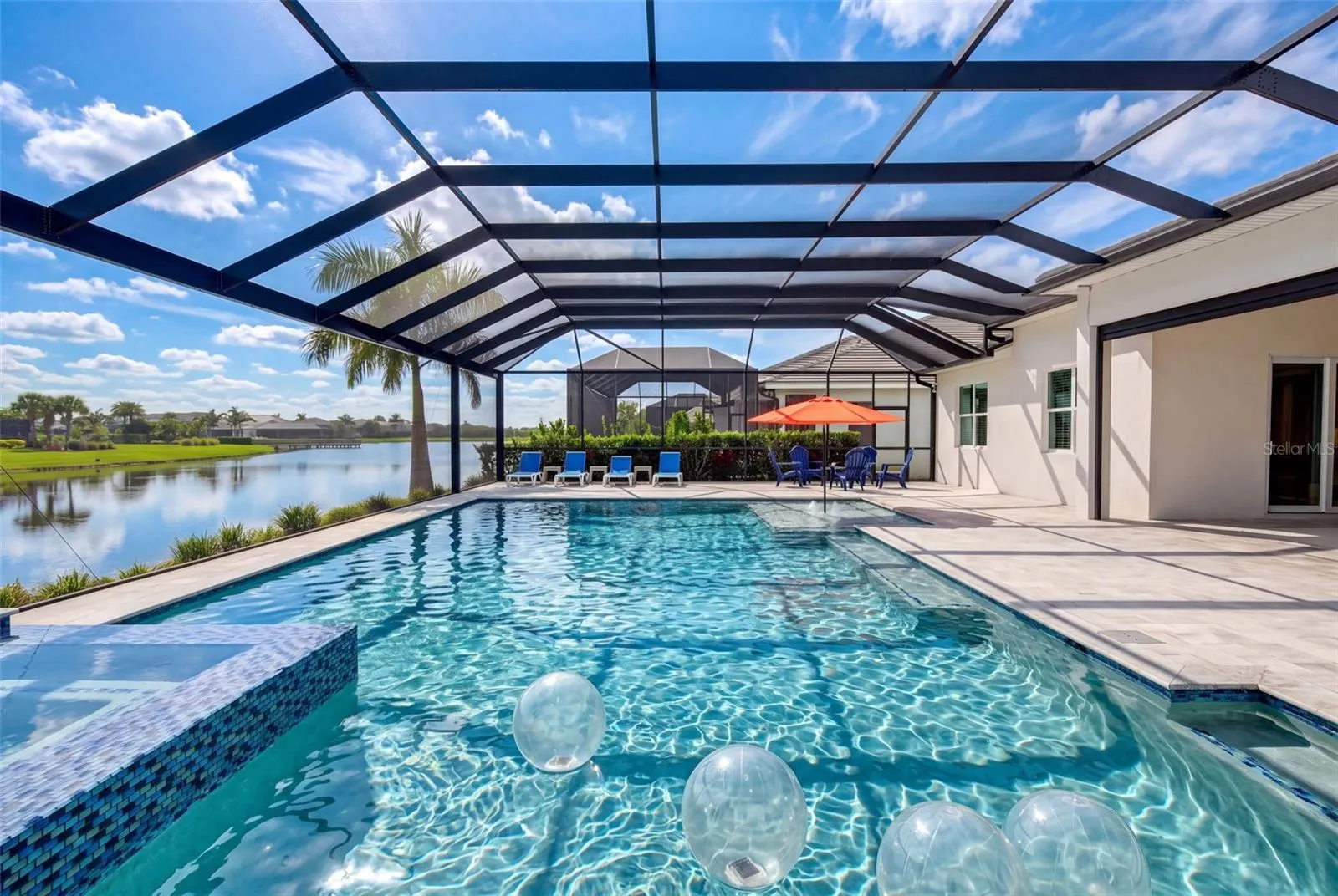 Pool with Water Views
