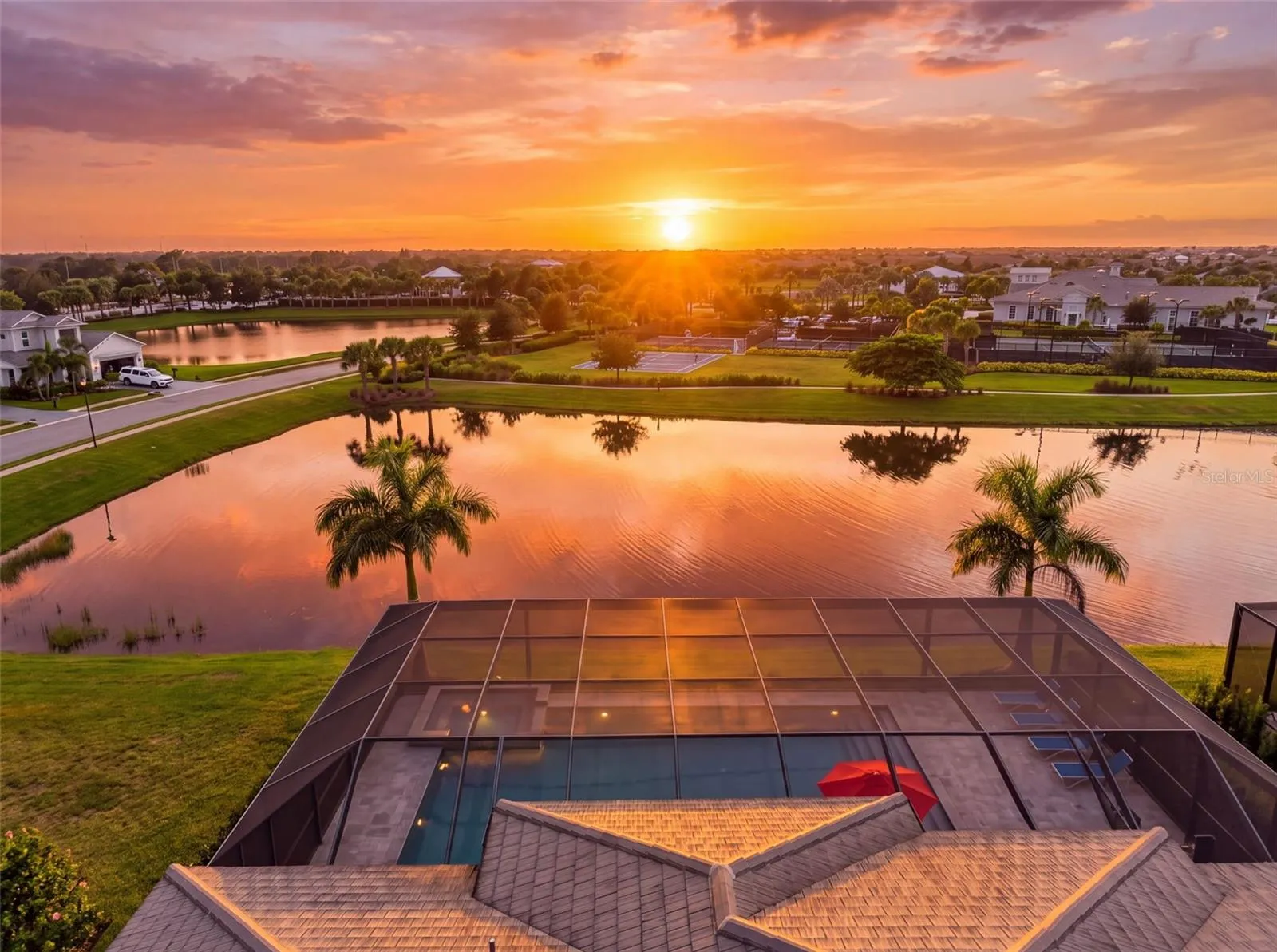 Sunset Over Water