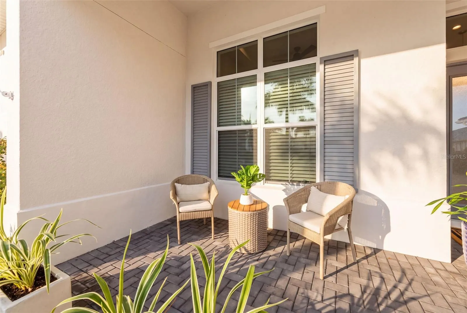 Covered Seating Area